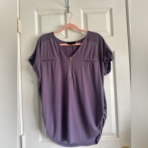 Purple Maternity Blouse